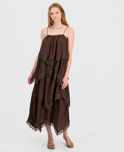 And Now This Women's Tiered Maxi Dress, Macy's Exclusive