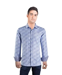 Elie Balleh Men's Slim Fit Floral Button-Down Shirt