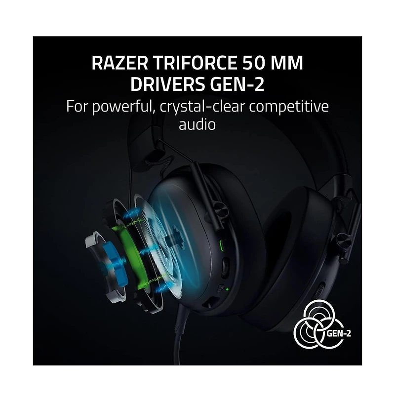 Razer BlackShark V3 X HyperSpeed Wireless Gaming Headset Low Latency Multi-Platform RZ0405420100