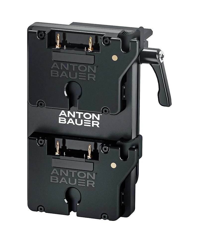 Anton Bauer Dual Micro Battery Bracket with P-Tap for Sony Pxw-FX9, Gold Mount, 2-Pack