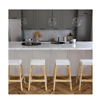 Butler Specialty Robias Rectangular Rattan Counter Stool