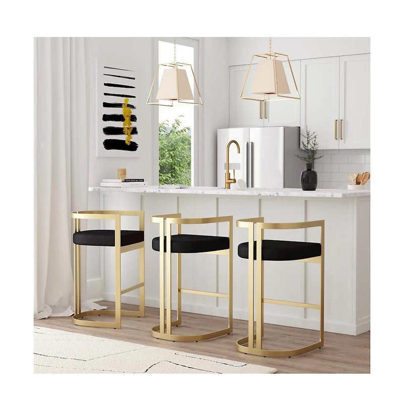 Butler Specialty Clarence Faux Leather 28" Barstool