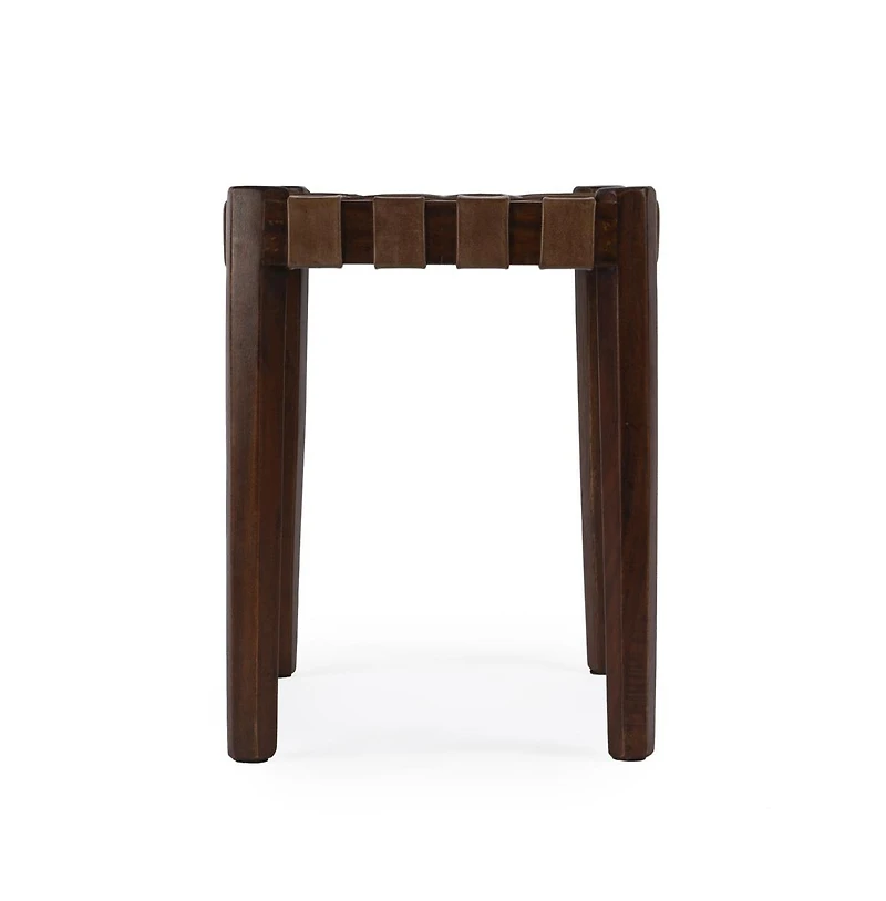 Butler Specialty Kerry Leather Woven Stool