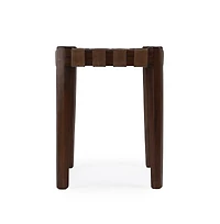 Butler Specialty Kerry Leather Woven Stool