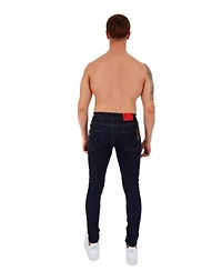 Elie Balleh Men's slim fit skinny wash jeans