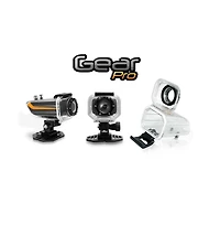 GearPro Ryder Hd Video, 16MP Photos, Waterproof Case, 1.5 inch Lcd, 360 Rotating Lens, Anti-Shake, Hdmi, Remote Control, 2-Hour Battery Life