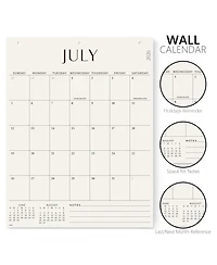 Gnuadz Large Wall Calendar 2026-2027 Monthly Home Office - Now