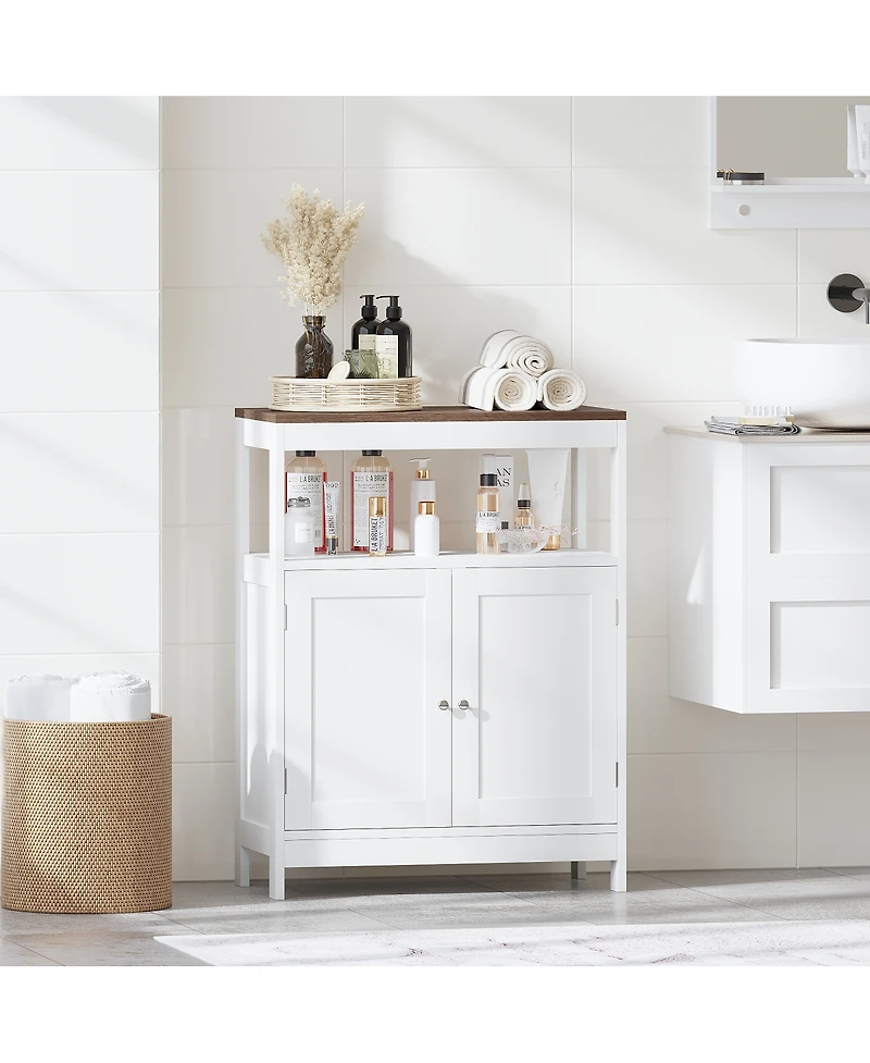 Streamdale Furniture Modern Double-Door Storage Cabinet with Adjustable Shelf