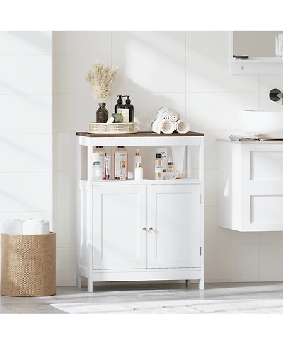 Streamdale Furniture Modern Double-Door Storage Cabinet with Adjustable Shelf