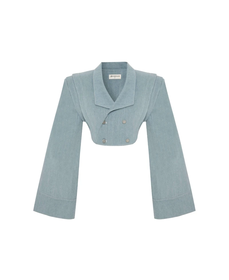 Jendue Women's Stormbringer Denim Jacket | Designer Fashion