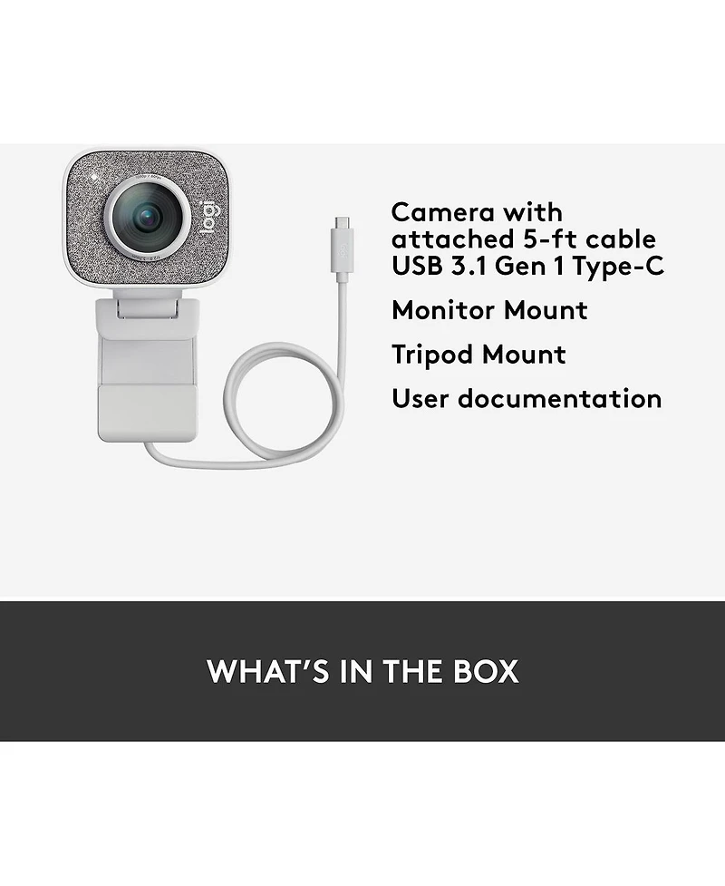 Logitech StreamCam Full Hd Live Streaming Webcam