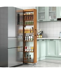 Streamdale Furniture 7-Tier Multi-Functional Pull-Out Storage Shelf for Narrow Spaces