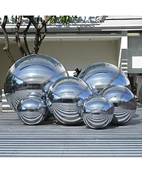 Yescom 32 inch Inflatable Mirror Ball Giant Disco Balloon Decoration