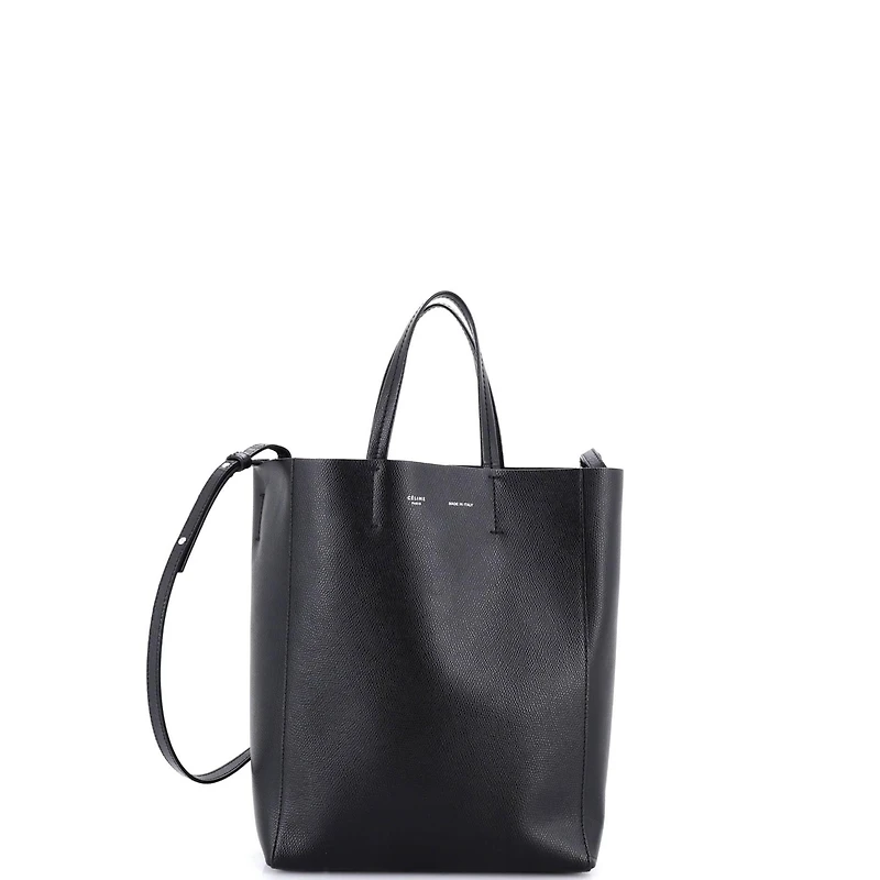 Pre-Owned Celine Small Vertical Cabas Tote Grained Calfskin