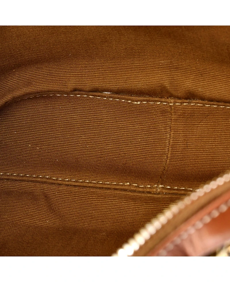 Pre-Owned Celine Small Patapans Bag Triomphe Coated Canvas
