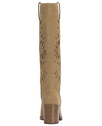 Lucky Brand Women's Adana Tall Chopout Block Heel Boots