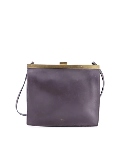 Pre-Owned Celine Mini Clasp Crossbody Bag Leather