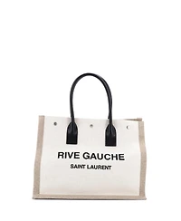 Pre-Owned Saint Laurent Small Rive Gauche Shopper Tote Canvas