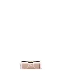 Pre-Owned Gucci Mini Padlock Top Handle Bag Jumbo Gg Canvas with Leather