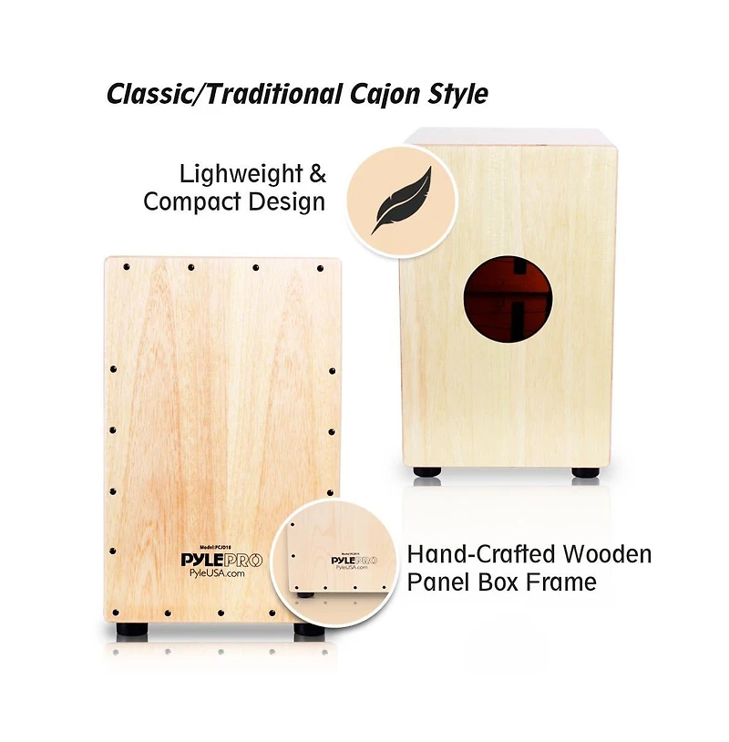 Pyle Stringed Jam Cajon