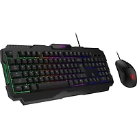 Msi Forge GK100 Combo Rgb Wired Gaming Keyboard and Mouse