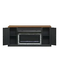 Streamdale Furniture 3-Piece Electric Fireplace Entertainment Center for TVs Up to 70"