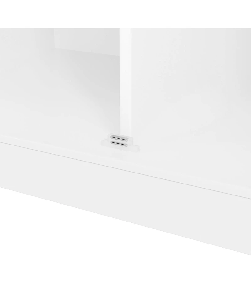Streamdale Furniture Freestanding Kitchen Pantry Cabinet with 2 Drawers and Adjustable Shelves