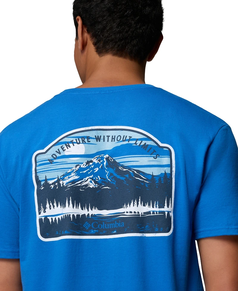 Columbia Men's Mountain Stream Graphic Print Cotton T-Shirt