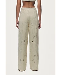 Nocturne Women's Jacquard Wide-Leg Trousers