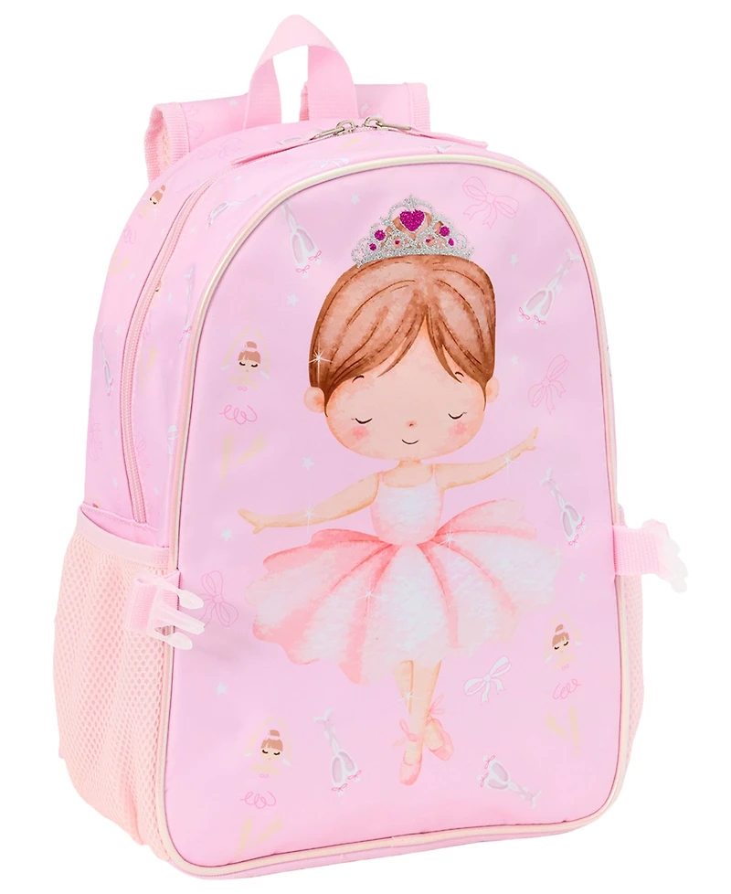 Biz & Bean Toddler Girls' Ballerina Preschool Backpack and Lunch Bag, 2-Piece Set