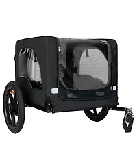 Streamdale Furniture Heavy Duty Collapsible Pet Bike Trailer with All-Terrain Wheels