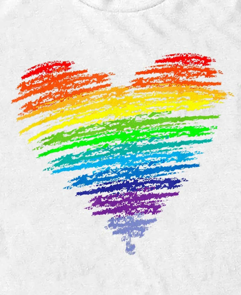 Design By Humans Men's Love Wins Rainbow Pride Short Sleeve T-Shirt