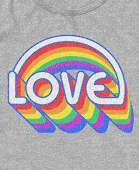 Design By Humans Men's Rainbow Love Sleeveless Tank Top