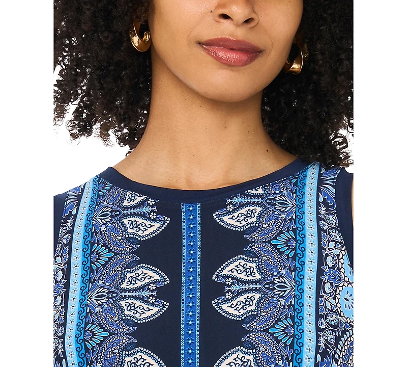 Vince Camuto Women's Printed Sleeveless Tank Top