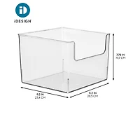 iDesign Open-Front Storage Bin, Set of 2