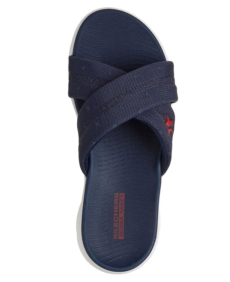 Skechers Women's Go Walk Flex - Lyra Slide Sandals from Finish Line