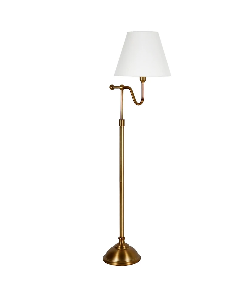 Hudson & Canal Wellesley 63" Metal Tall Floor Lamp