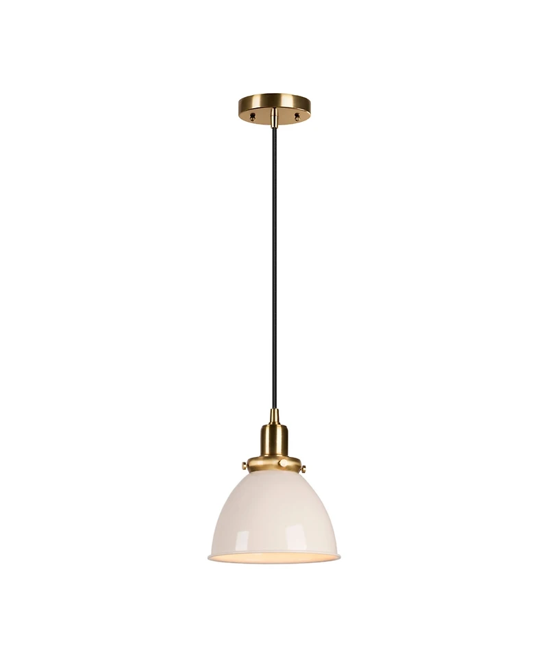 Hudson & Canal Madison 8" Wide Metal Pendant