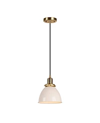 Hudson & Canal Madison 8" Wide Metal Pendant