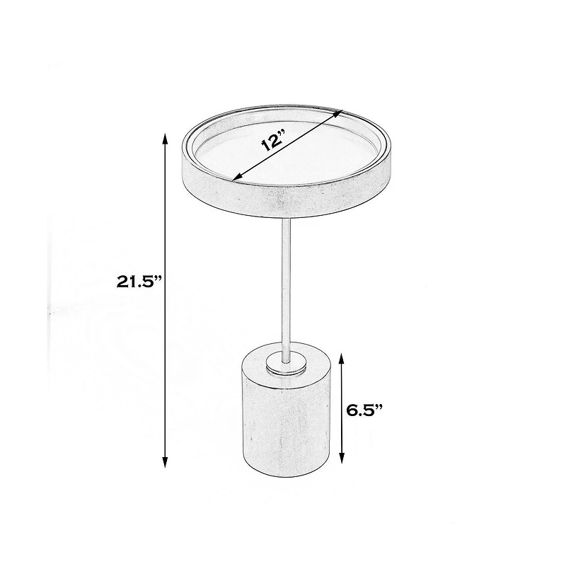 Butler Specialty Shen Pedestal Side Table