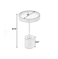 Butler Specialty Shen Pedestal Side Table