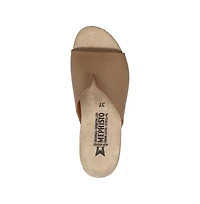 Mephisto Women's Lisane Wedge Slide - Camel