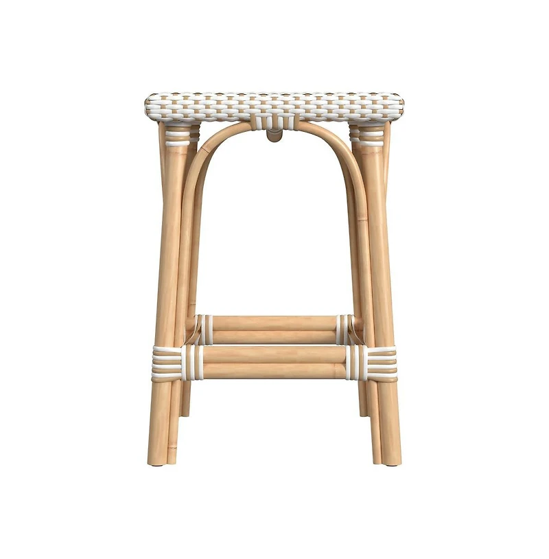Butler Specialty Riviera Rattan Square 24"H Counter Stool
