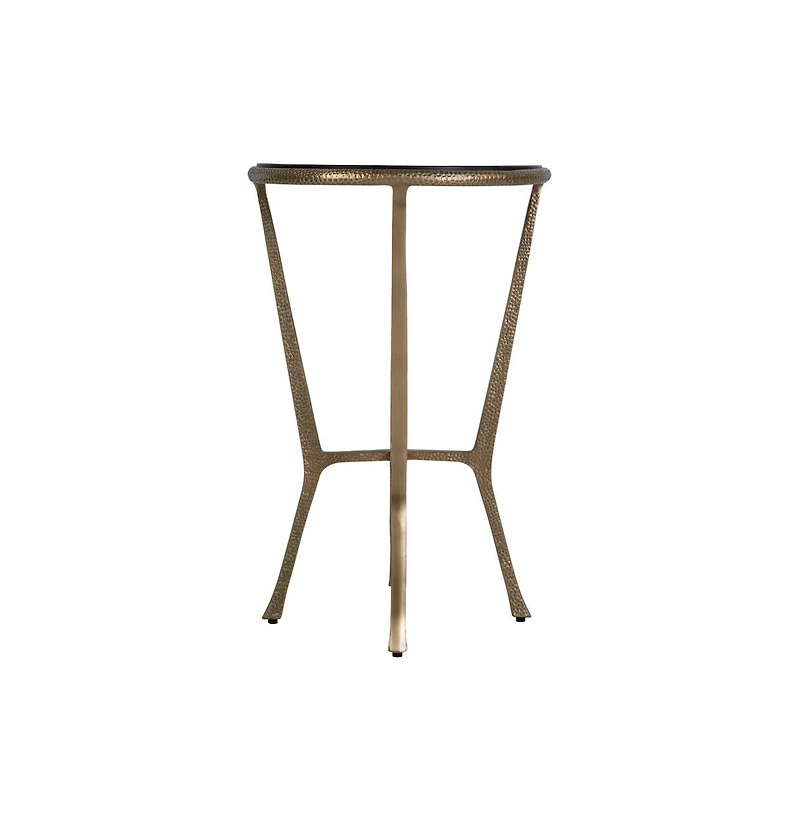 Butler Specialty Ivy 15.5 in. W Round Metal and Granite Side Table