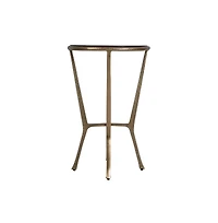Butler Specialty Ivy 15.5 in. W Round Metal and Granite Side Table