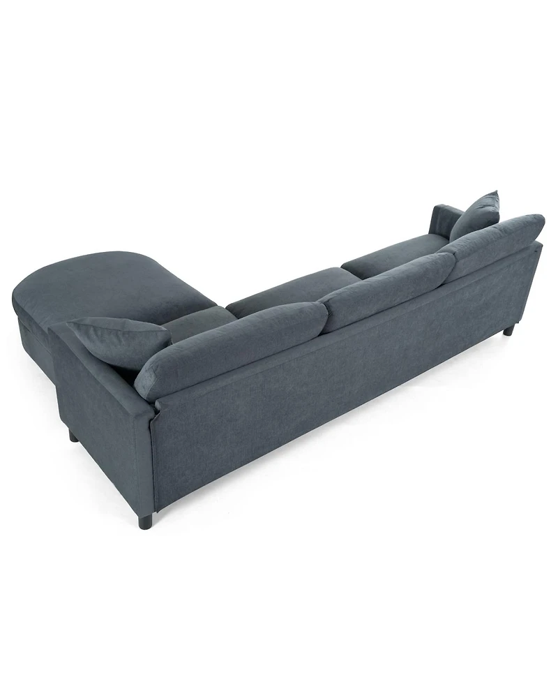 Streamdale Furniture Streamdale Sectional Sofa with Ottoman and Removable Cushions