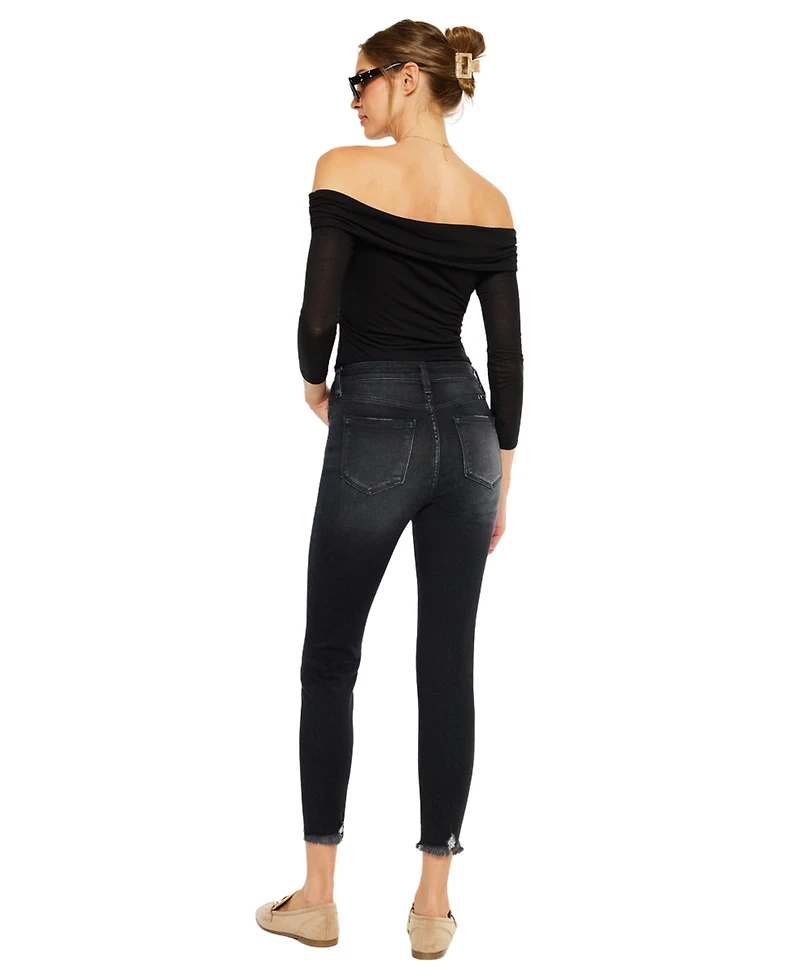 KanCan Women's Tiara High Rise Ankle Skinny Jeans