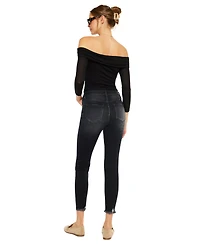 KanCan Women's Tiara High Rise Ankle Skinny Jeans
