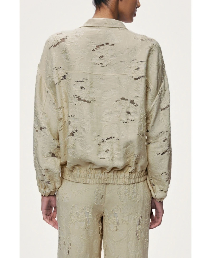 Nocturne Women's Jacquard Bomber Jacket