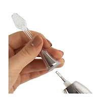 Supersmile Zina45 Sonic Pulse Toothbrush Chrome Replacement Heads 2 pack
